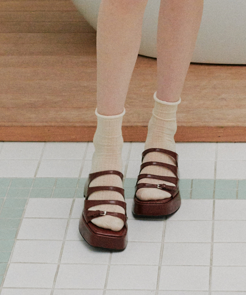 Cascade Multi Strap Platform Mules (att6007)