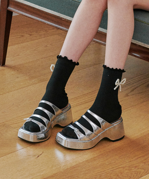 Cascade Multi Strap Platform Mules (att6007)