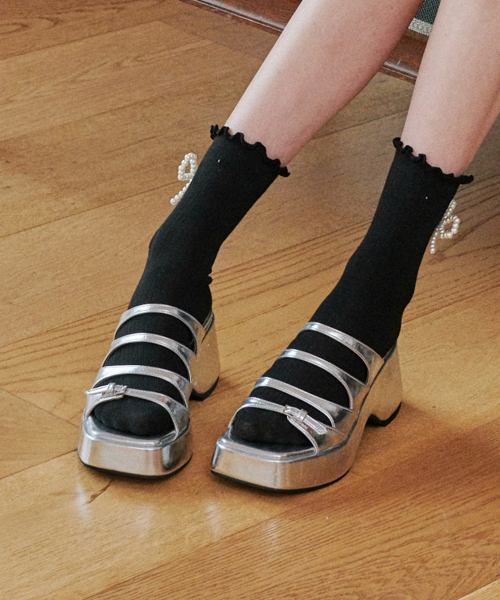 Cascade Multi Strap Platform Mules (att6007)