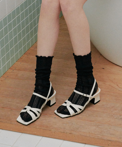 Twist Strap Mid Heel Sandals (att8002)
