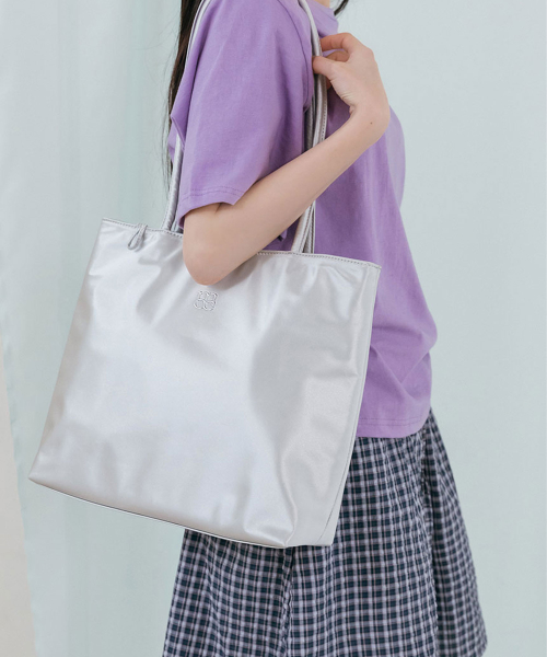 Lave REVE Nylon Square Shopper Bag_3 Colors