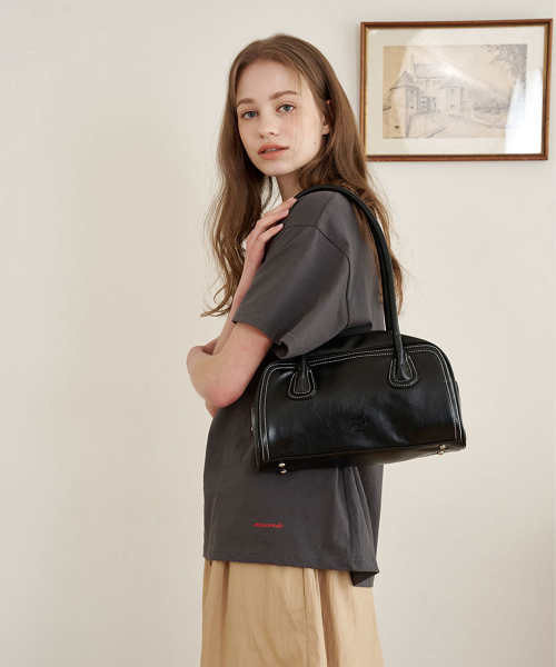 PIANA Pieona Stitch Baguette Shoulder Bags_4colors