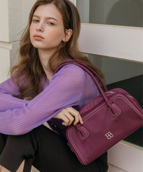 PIANA Pieona Stitch Baguette Shoulder Bags_4colors