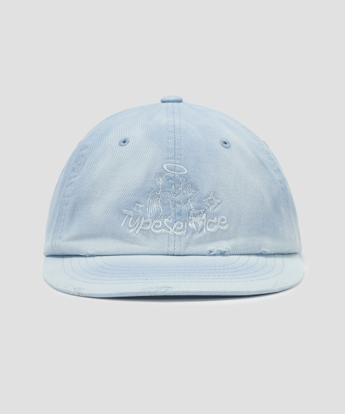 Spray Distressed Cap [Blue]