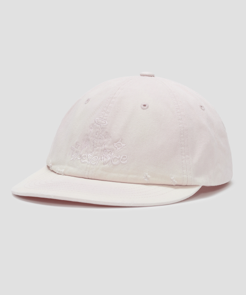 Spray Distressed Cap [Pink]