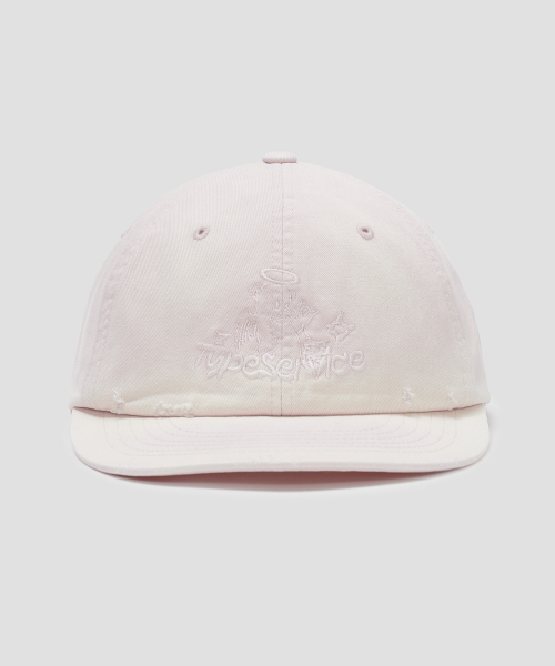 Spray Distressed Cap [Pink]