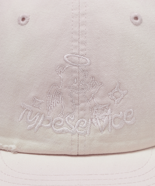 Spray Distressed Cap [Pink]