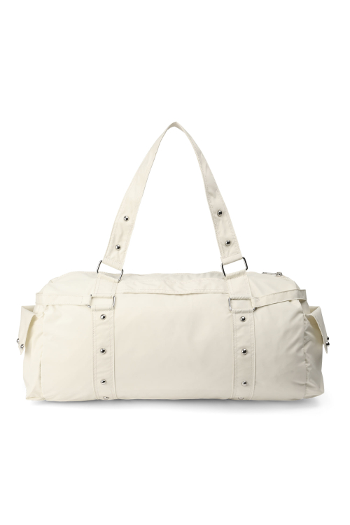 LOGO DUFFLE BAG IN LIGHT YELLOW