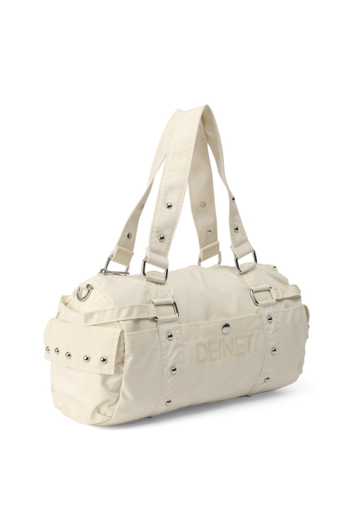LOGO DUFFLE MINI BAG IN LIGHT YELLOW