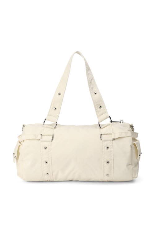 LOGO DUFFLE MINI BAG IN LIGHT YELLOW