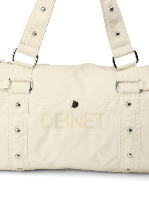 LOGO DUFFLE MINI BAG IN LIGHT YELLOW