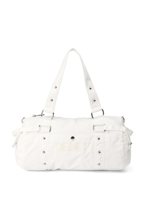 LOGO DUFFLE MINI BAG IN WHITE