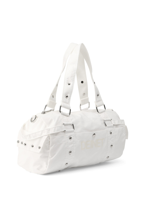 LOGO DUFFLE MINI BAG IN WHITE