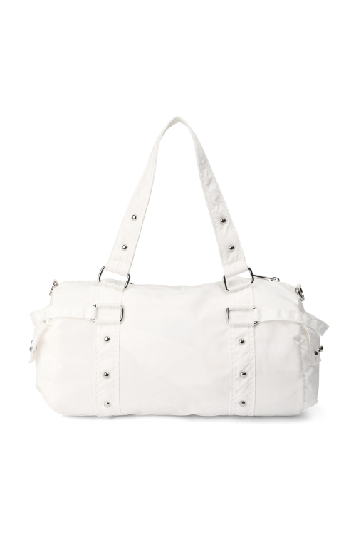 LOGO DUFFLE MINI BAG IN WHITE