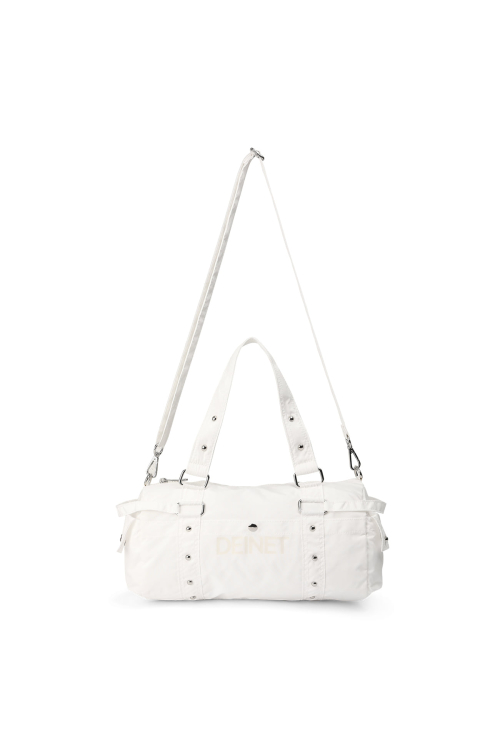 LOGO DUFFLE MINI BAG IN WHITE