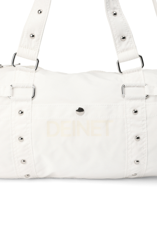 LOGO DUFFLE MINI BAG IN WHITE