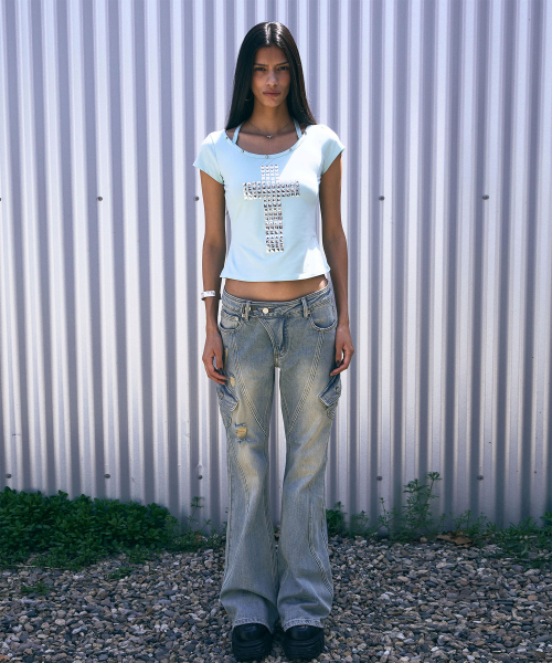 Cross Hotfix Top (MINT)