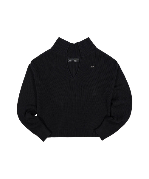 V knit - black