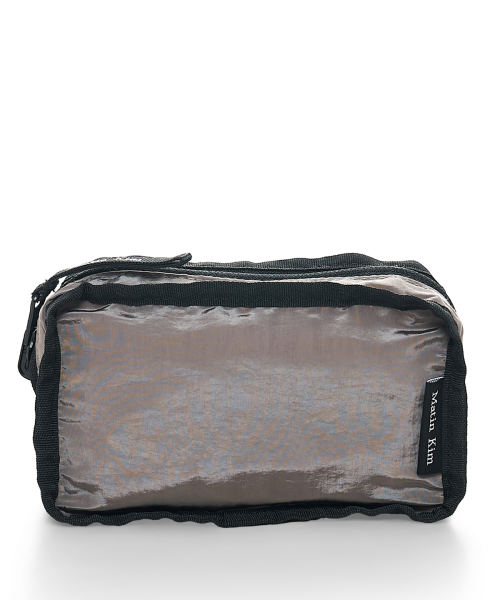 PACKABLE CROSS POCKET BAG IN GREY