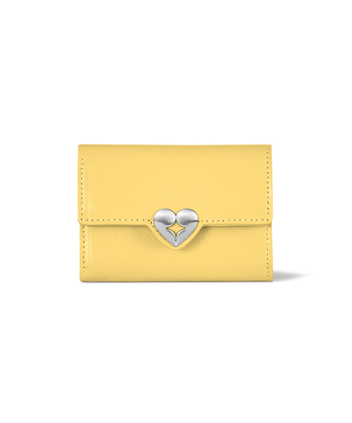 HEARTY FLAP WALLET - MARIGOLD