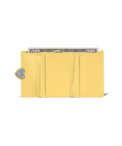 HEARTY FLAP WALLET - MARIGOLD