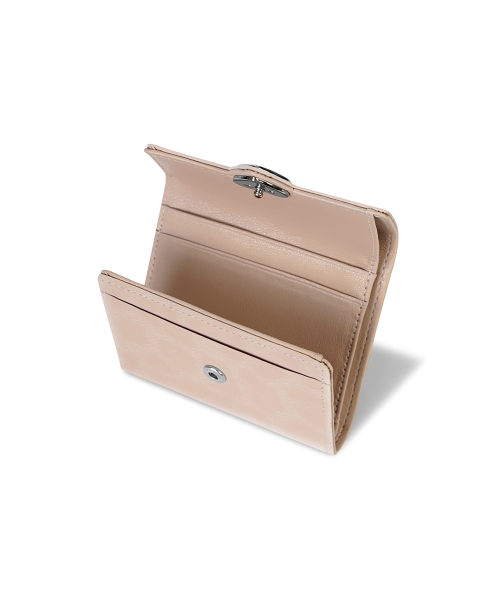 HEARTY FLAP WALLET - LEOPARD BLOSSOM