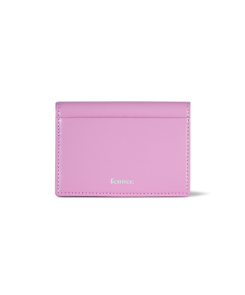 CRINKLE TRIANGLE ACCORDION POCKET - LILAC PINK