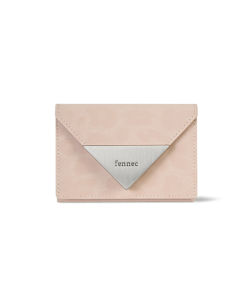 TRIANGLE TRIPLE WALLET - LEOPARD BLOSSOM