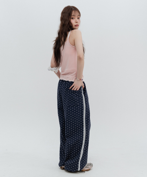 도트 스터드 트레이닝팬츠