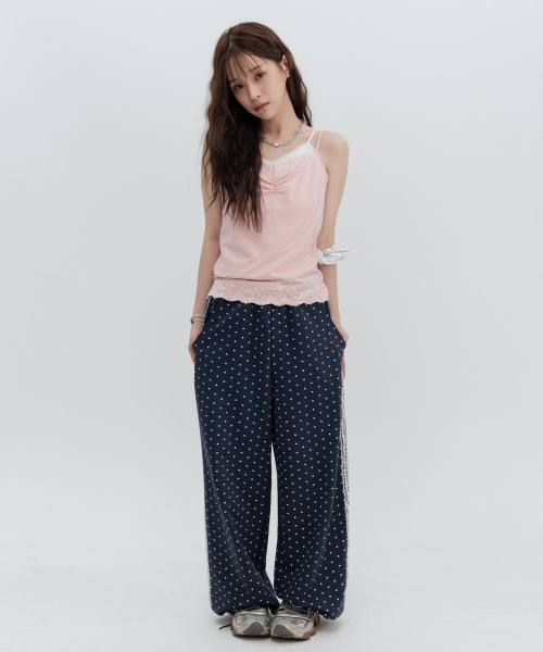 도트 스터드 트레이닝팬츠