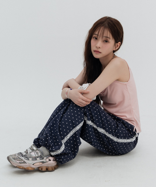 도트 스터드 트레이닝팬츠