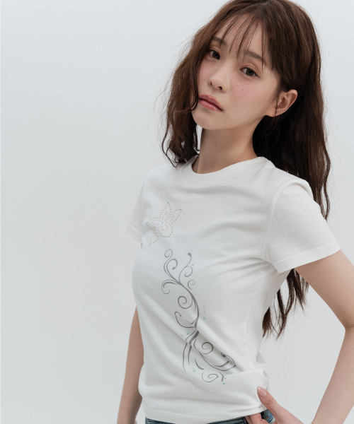 플라워 핫픽스 숏슬리브