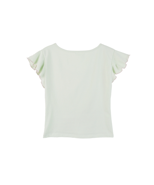 Floral Frill Short Sleeve
