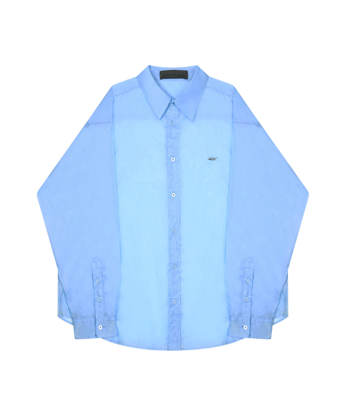Transparent shirt - sky blue
