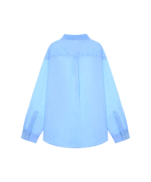 Transparent shirt - sky blue