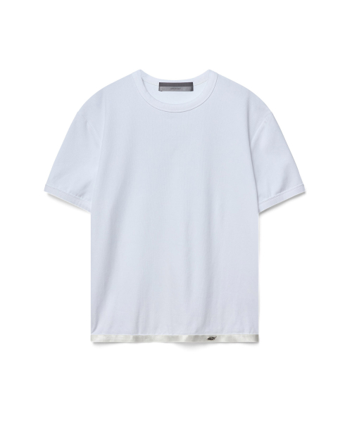 Ribbed t-shirt - white