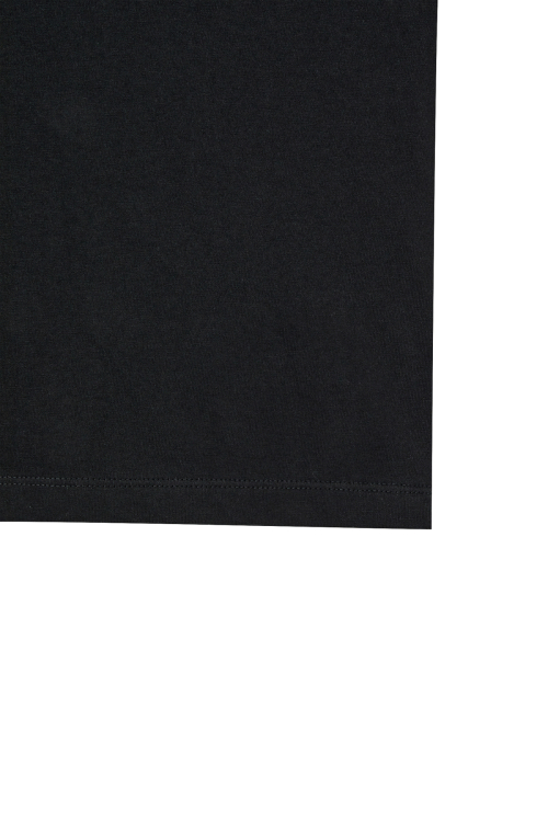 LOGO EMBROIDERY SLIMSIZED T-SHIRT IN BLACK
