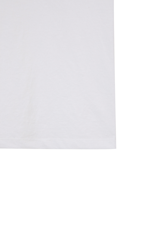 LOGO EMBROIDERY OVERSIZED T-SHIRT IN WHITE