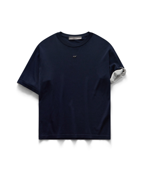 Knit ring t-shirt - Navy