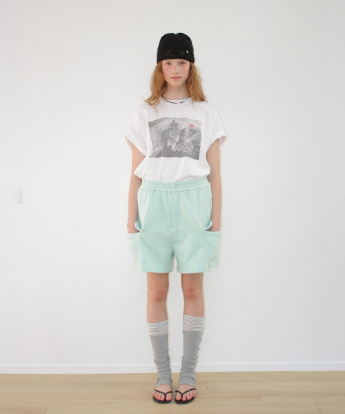 PONY CAT FRIENDS PHOTO BASIC FIT T SHIRT WHITE
