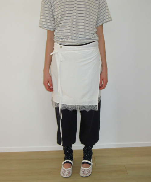 MULTI PATTERN HEART STRIPE SHORT SLEEVE BLUE