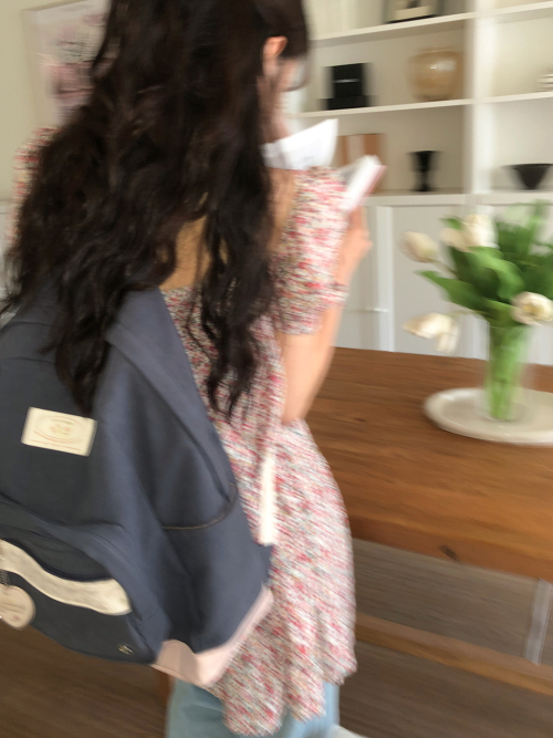 Bon voyage backpack_pink navy