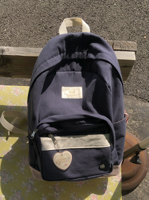Bon voyage backpack_pink navy