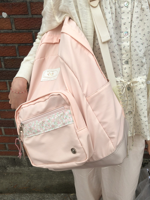 Bon voyage backpack_petal pink