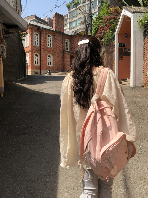 Bon voyage backpack_petal pink