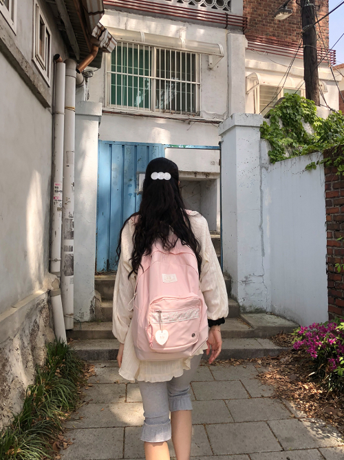 Bon voyage backpack_petal pink