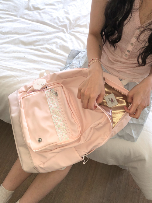Bon voyage backpack_petal pink