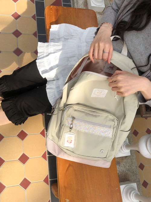 Bon voyage backpack_sage green