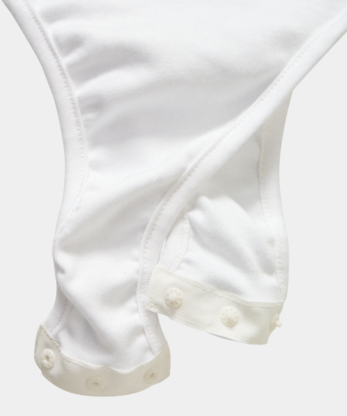 Bust Line Lace Bodysuit (White)