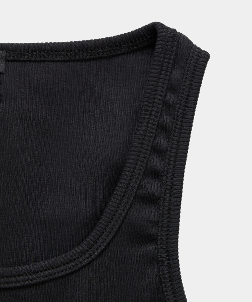 Crochet Point Short Sleeve (Black)
